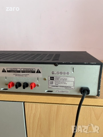 Рядък японски усилвател Toshiba SB-M17, снимка 8 - Ресийвъри, усилватели, смесителни пултове - 54592505