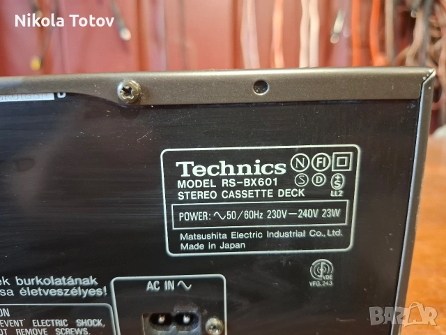 Продава се триглав дек Technics RS-BX601 . , снимка 8 - Декове - 54417182