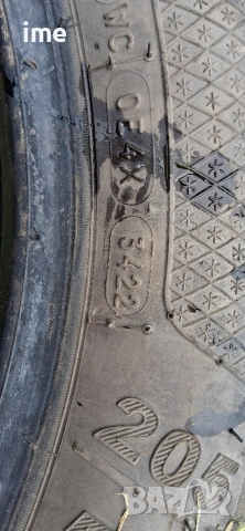 2бр зимни гуми 205/55R16 Kleber Krisalp HP3. DOT 3422. 6mm дълбочина на шарката. Цената е за 2бр., снимка 2 - Гуми и джанти - 55139958