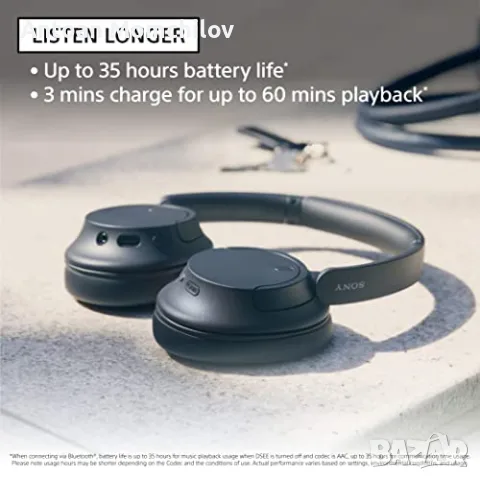 Безжични слушалки Sony WH-CH720N с ANC Bluetooth, снимка 4 - Bluetooth слушалки - 55399113