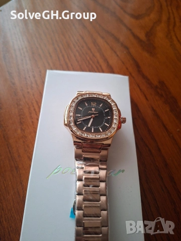 ​💎 Дързък Лукс и Престиж: Мъжки Часовник Poedagar 8910 (Rose Gold & Black)
