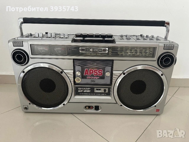Sharp GF 9191 boombox Japan , снимка 3 - Радиокасетофони, транзистори - 54694766