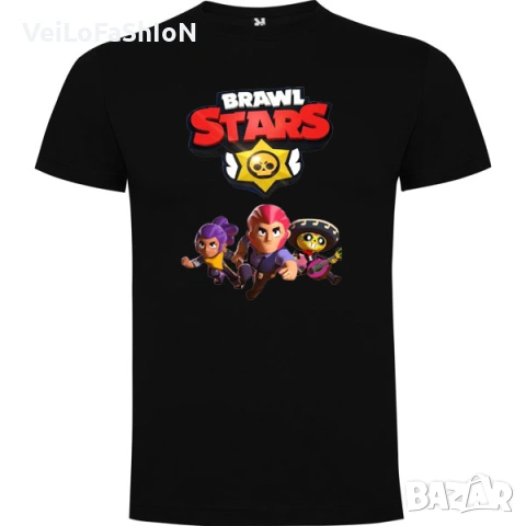 Нова детска тениска Brawl Stars в два цвята, снимка 2 - Детски тениски и потници - 48957897