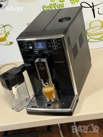 Кафемашина кафе автомат Saeco PicoBarista с гаранция, снимка 3 - Кафемашини - 55469684
