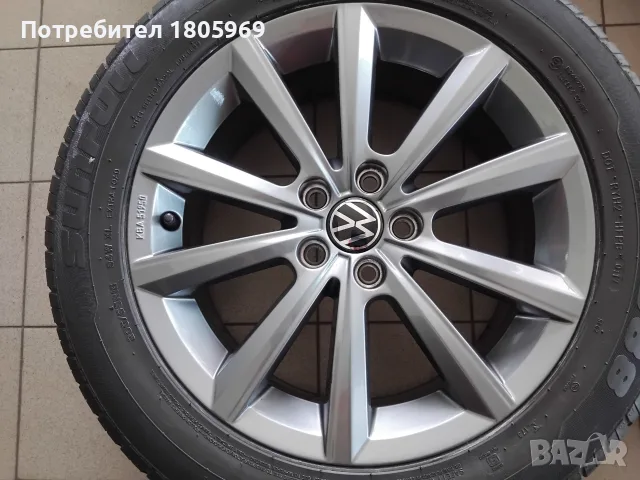 4бр. ал. джанти VW (оригинални) 5x100 , 6x16 , ET35, снимка 2 - Гуми и джанти - 55299820