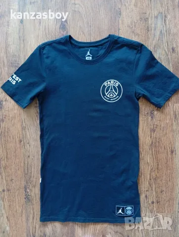 Jordan x Paris Saint-Germain Logo T-shirt - мъжка тениска р-р XS, снимка 5 - Тениски - 55458724