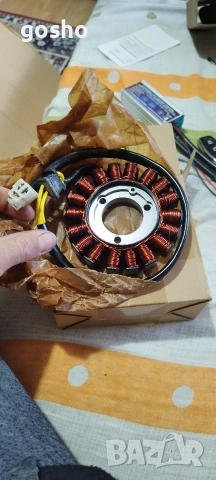 ПЛОЧКА С БОБИНИ ЗА МАГНЕТ / СТАТОР / ЗА СУЗУКИ GSXR 600 / 750 06-10 /18 БОБИНИ 3 КАБЕЛА, снимка 2 - Части - 54514071