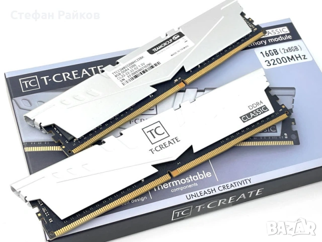16GB (2x8GB) TeamGroup DDR4 3200MHz RAM памет, снимка 3 - RAM памет - 54846218
