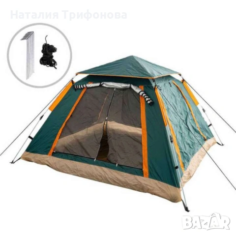 Палатка 4 местна Muhler 2008 220x220xH100см, снимка 3 - Палатки - 54181170