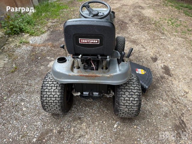 Тракторна косачка CRAFTSMAN 19.5 к.с briggs&stratton, снимка 3 - Градинска техника - 54601050