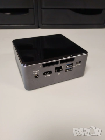 Мини компютър Intel NUC - Intel Core i3-7100U - 256 GB SSD - 8 GB DDR4, снимка 2 - Работни компютри - 54835769