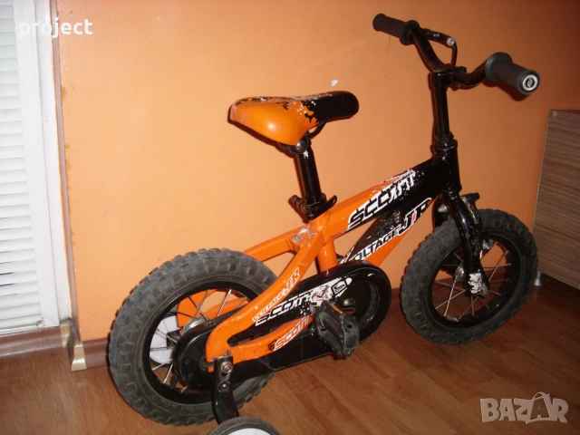 SCOTT 12 ″ USA Детски велосипед,колело със спомагателни колела.Промо!, снимка 5 - Детски велосипеди, триколки и коли - 54652400