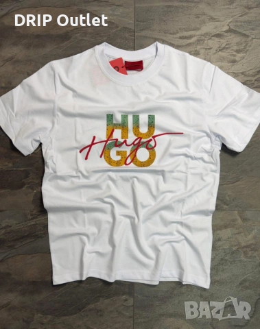 !НОВИ 12 МОДЕЛА! Мъжки Летни Тениски |HUGO|DSQ2|AX|BALENCIAGA, снимка 10 - Тениски - 54177488