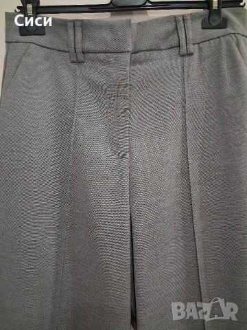 Сив широк панталон 