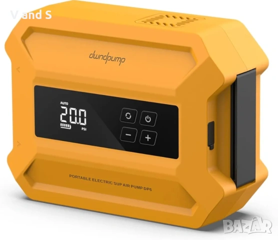 SUP Помпа dwndpump 20PSI високо налягане, електрическа, преносима помпа за SUP дъски интелигентна..., снимка 3 - Водни спортове - 55130176