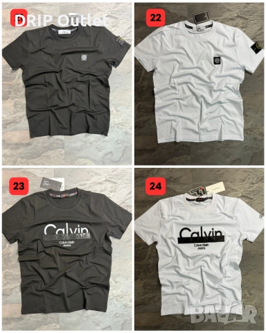 !НОВИ 40 МОДЕЛА! Мъжки Летни Тениски |HUGO|LV|STONE ISLAND|BALENCIAGA, снимка 7 - Тениски - 54567841