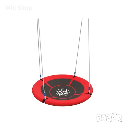 Нова Градинска люлка, Playtive, 113 см, 150 кг, червен/черен, снимка 4 - Други стоки за дома - 55103416