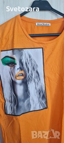 Acne Studios дамска тениска, размер М , снимка 2 - Тениски - 54491692