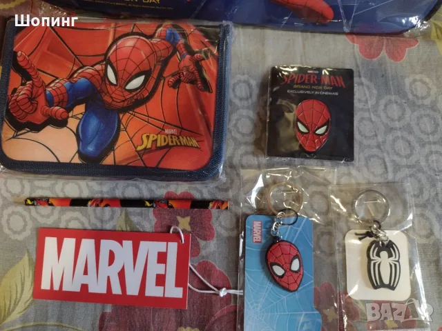 НОВО Spiderman аксесоари, за лаптоп, 3D Несесер, ключодържатели, снимка 3 - Чанти - 44635382