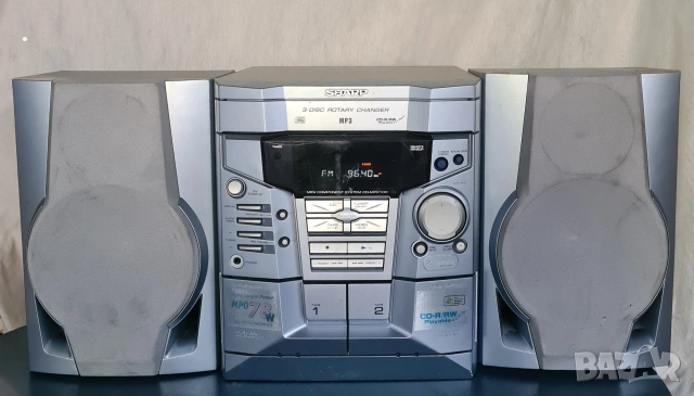 Уредба стерео аудио система Sharp CD-MPX100H 3-CD Касети AUX