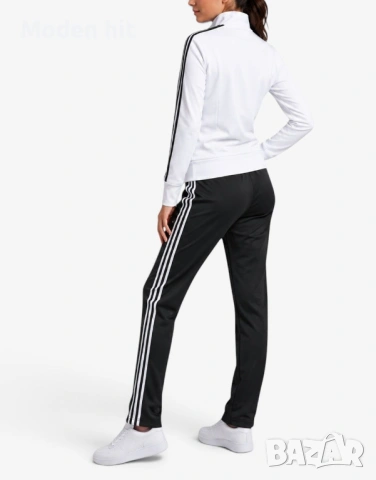 Оригинал! ADIDAS Ess 3S Knit Tracksuit White дамски спортен екип, снимка 3 - Спортни екипи - 54568245