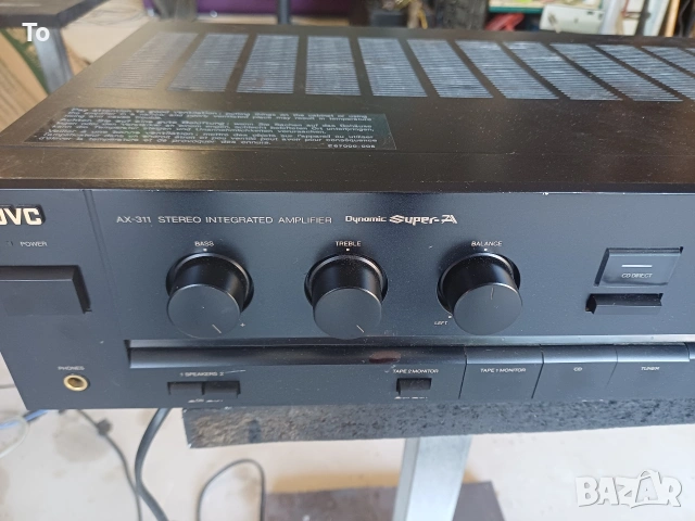 Усилвател JVC AX 311, снимка 2 - Ресийвъри, усилватели, смесителни пултове - 54774879