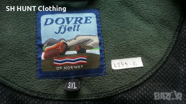 DOVREFJELL WINPROOF POLAR Jacket размер 2-3XL за лов рибол поларена горница вятърно устойчива - 2701, снимка 11 - Екипировка - 54875251