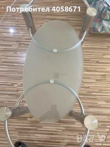 Продавам стъклена маса , снимка 3 - Маси - 54967499