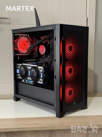 Геймърски компютър Ryzen 5 5600x, GTX 1080, 32GB, водно охлаждане, снимка 3 - Геймърски - 55191168