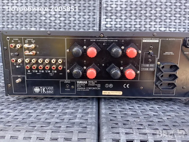 Yamaha AX-892 усилвател , снимка 4 - Ресийвъри, усилватели, смесителни пултове - 55605287