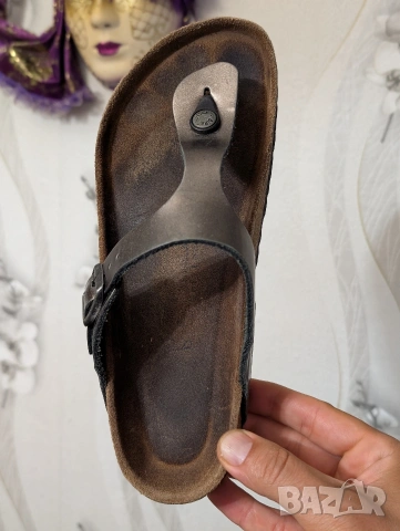 Birkenstock  чехли Gizeh Bs 1005301 номер 40, снимка 8 - Мъжки чехли - 55093784