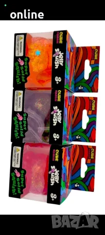 гумена играчка за брои анти стрес jelly squish 9x4,7см, снимка 2 - Други - 55671031