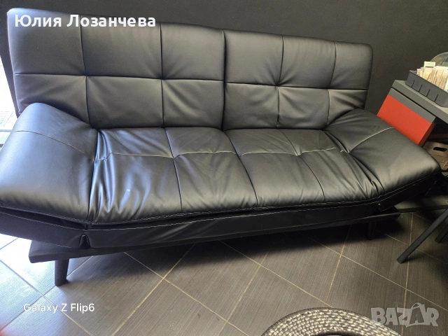 Нов ДИВАН, кожен, закупен преди 2 месеца , снимка 5 - Дивани и мека мебел - 54806953
