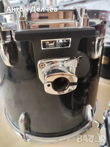 Барабани Pearl Export Series (Made in Taiwan) – 3 тома с I.S.S. холдери + Соло барабан, снимка 3 - Ударни инструменти - 55349759