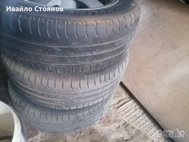 Джанти с летни гуми Michelin 15ки 195.60 5x112, снимка 3 - Гуми и джанти - 54566221