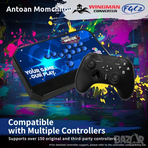 Гейминг адаптер Brook Wingman FGC2 за PS5 и PC, снимка 6 - Кабели и адаптери - 54860612