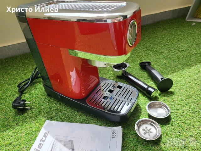 Кафемашина с ръкохватка Ariete ESPRESSO SLIM MODERNA 1381, снимка 8 - Кафемашини - 54759934