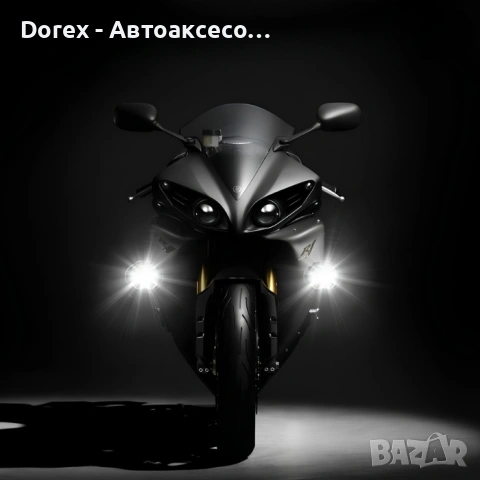 LED халоген за мотоциклет 12V-80V бяла и жълта светлина, снимка 4 - Аксесоари и консумативи - 54852588