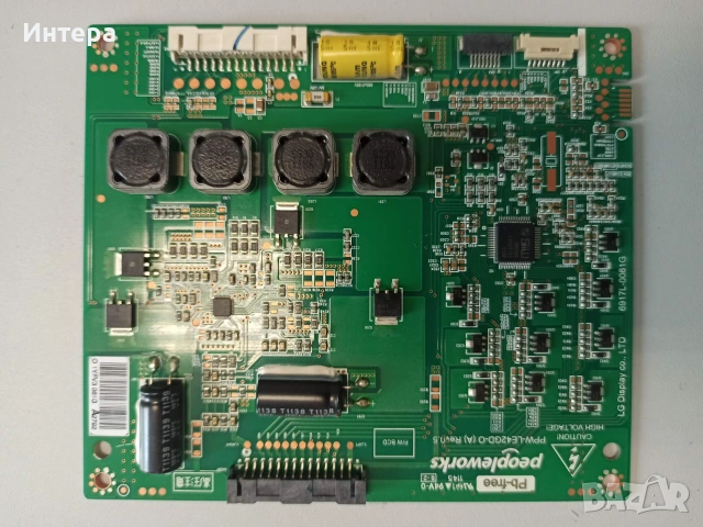 T-CON платка за V6 32/42/47 FHD 120HZ 6870C-0358A VER1.0, от телевизор LG 42LW5590, снимка 3 - Части и Платки - 55061985