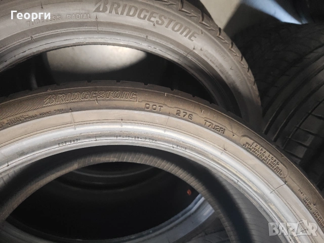 2бр. летни гуми 225/40/18 Bridgestone, снимка 5 - Гуми и джанти - 54717643