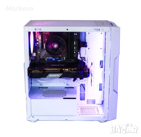  Геймърски компютър RTX 2070 Super / Ryzen 5 5500 (Нови части с гаранция)