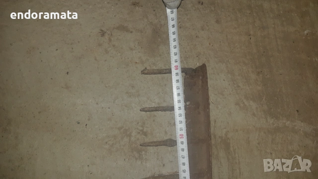 Стар търмък 60см с дръжка, снимка 3 - Антикварни и старинни предмети - 54358331