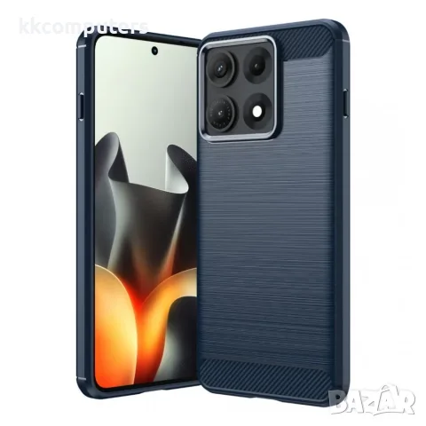 За Motorola Edge 70 Max 5G Carbon Fiber Brushed TPU Калъф със Скрийн Протектор – 3 цвята, снимка 2 - Калъфи, кейсове - 55525612