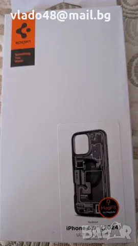 Висок клас кейс Spigen ultra hibrid за iPhone 16 pro max , снимка 3 - Калъфи, кейсове - 55671174