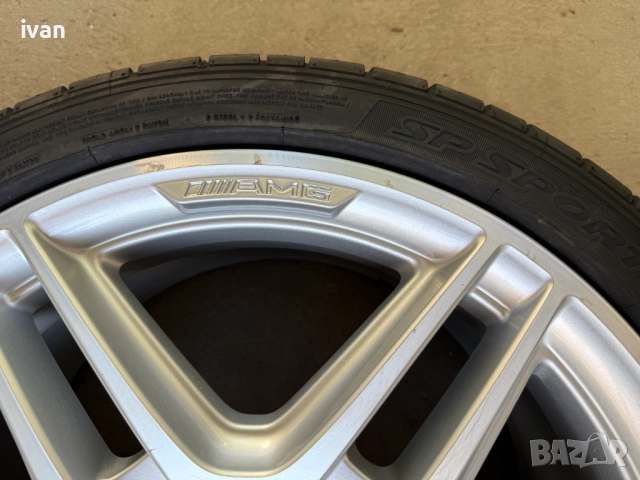 4 бр. оригинални алуминиеви джанти спорт пакет Mercedes AMG 18 цола 5x112, снимка 7 - Гуми и джанти - 54852553
