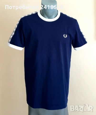 Fred Perry Cotton Mens Size M НОВО! ОРИГИНАЛ! Мъжка Тениска!