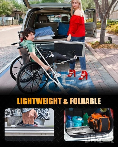 НОВА Преносима рампа за инвалидни колички 182 см, капацитет 363 кг, снимка 6 - Други - 54226073