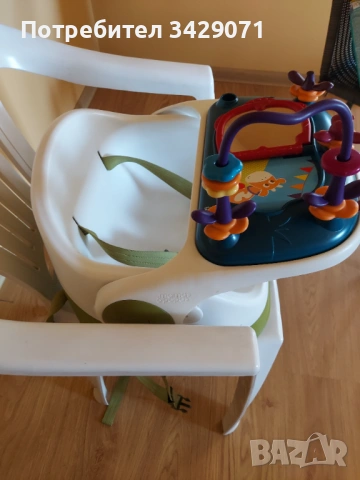 Mamas & Papas - Столче за хранене с табла с играчки, снимка 4 - Столчета за хранене - 54183610