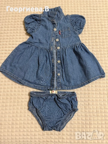 Дънкова рокличка Levi’s -9m.