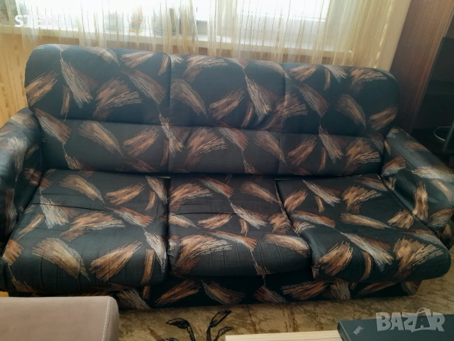 Продавам диван тройка , снимка 2 - Дивани и мека мебел - 54655859